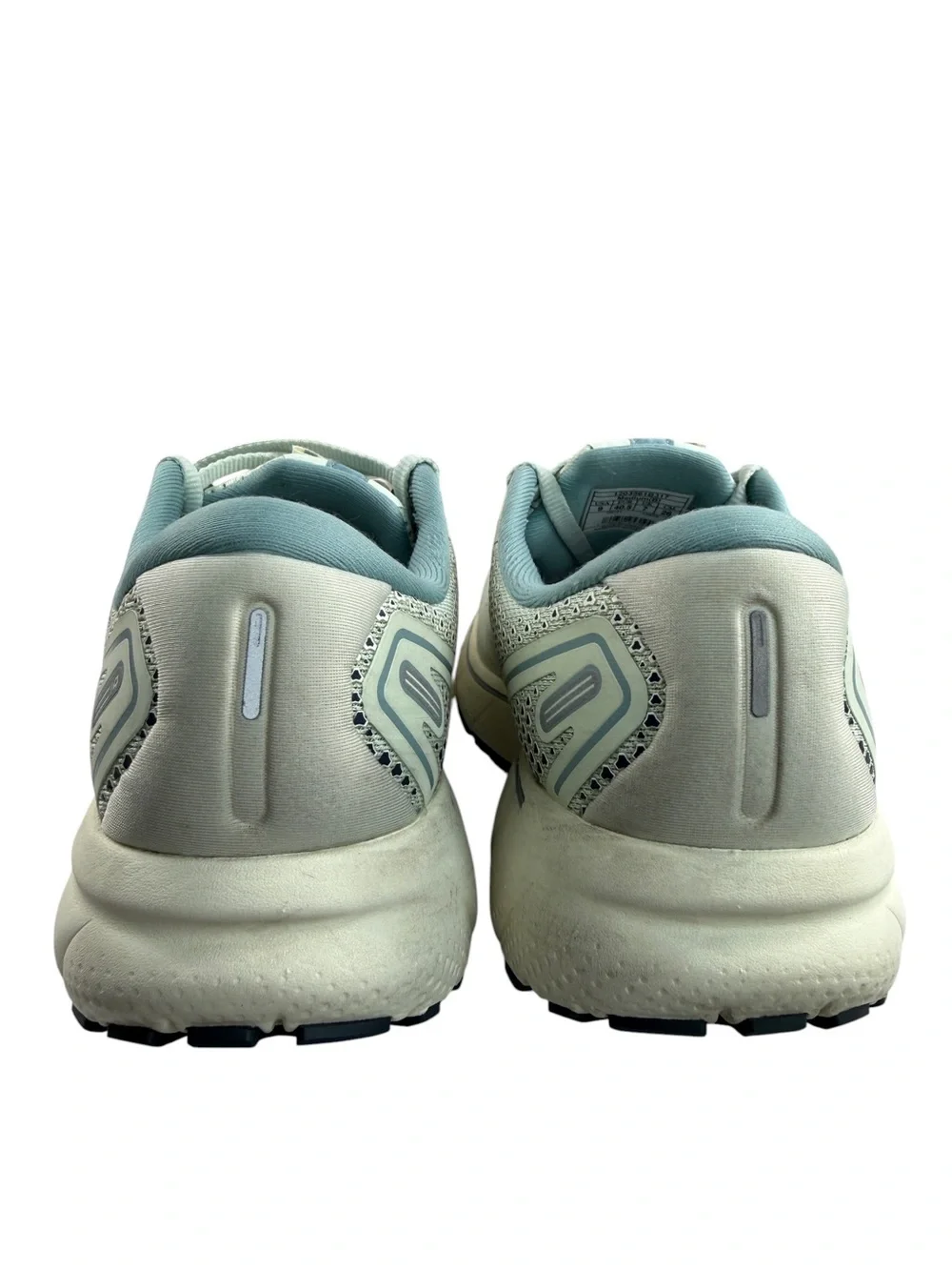 Brooks Ghost 14 Running Shoes Aqua Glass White Road Running Sneakers Women's 9